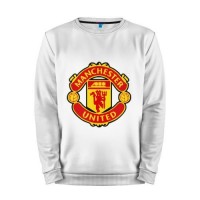 Мужской свитшот хлопок «Manchester United» white