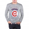 Мужской свитшот хлопок «Chicago Cubs лого» melange