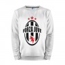 Мужской свитшот хлопок «Forza Juventus» white