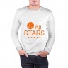 Мужской свитшот хлопок «All stars (баскетбол)» white