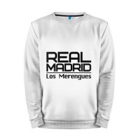 Мужской свитшот хлопок «Real Madrid» white