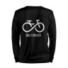 Мужской свитшот хлопок «Bike forever» black