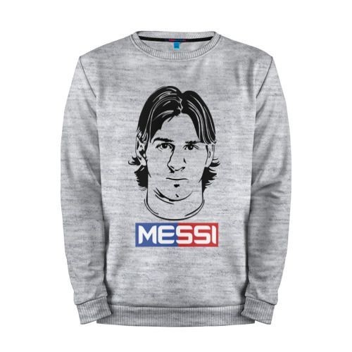Мужской свитшот хлопок «Messi 2» melange